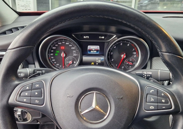 Mercedes-Benz GLA cena 126900 przebieg: 56749, rok produkcji 2019 z Łobżenica małe 121